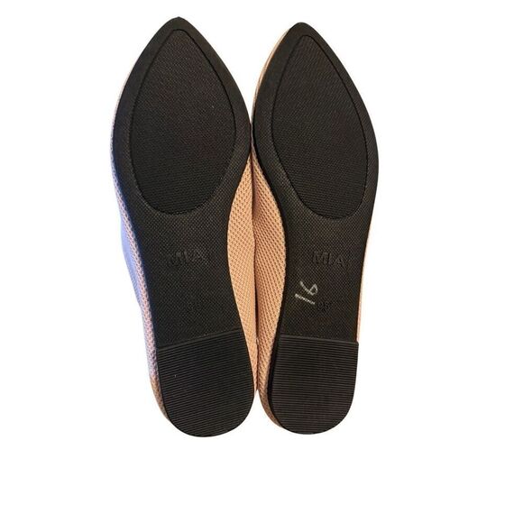 Brand New MIA Lixya Knit Textile Upper Blush Pointed Toe Shoes Flats 9.5 Blush - Picture 4 of 8